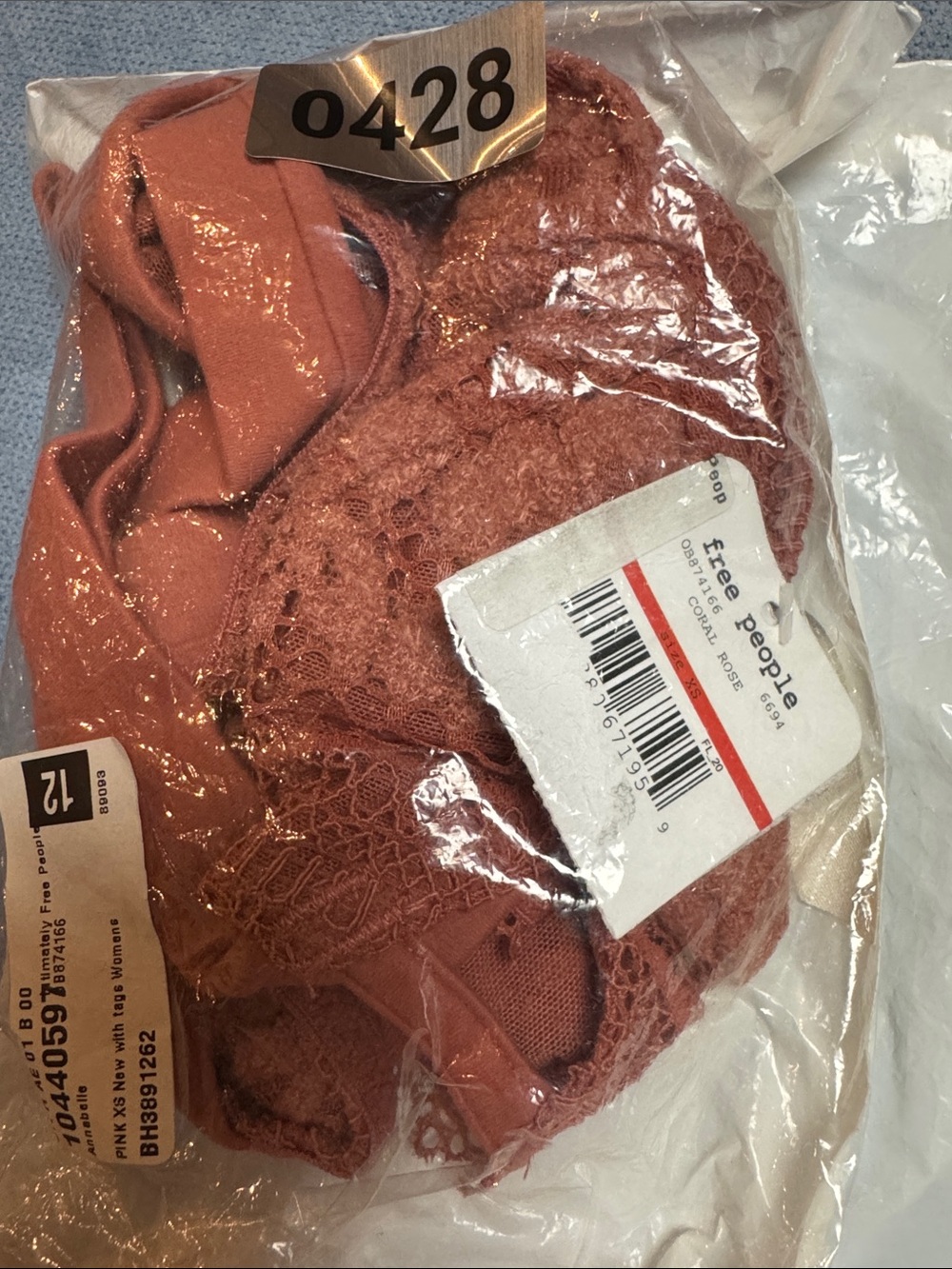 NWT Free People Annabelle Lace Cutout Bralette - Picture 10 of 10